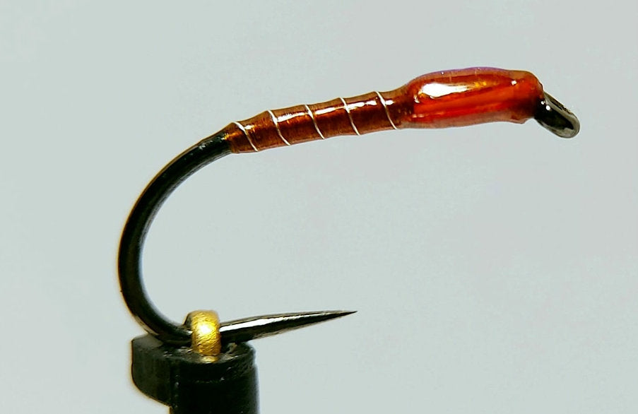 3x Fiery Brown Flashback Buzzers - trout flies