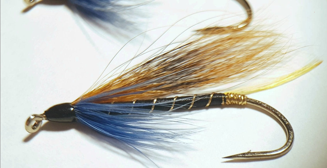3 x Hairy Mary salmon flies | size 4 Daiichi salmon hooks