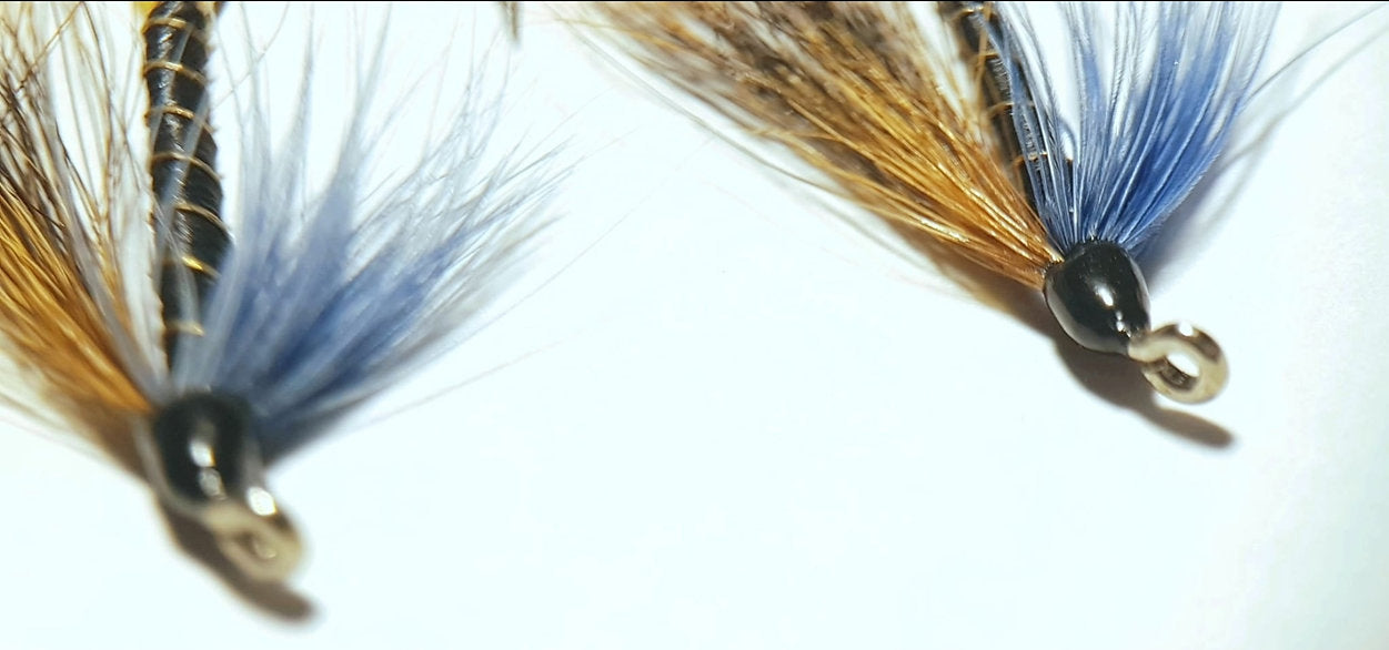 3 x Hairy Mary salmon flies | size 4 Daiichi salmon hooks