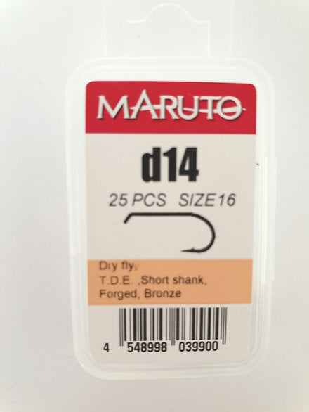 Fly Tying Hooks | Barbed Extra Fine Dry Fly (Maruto) - Size 16