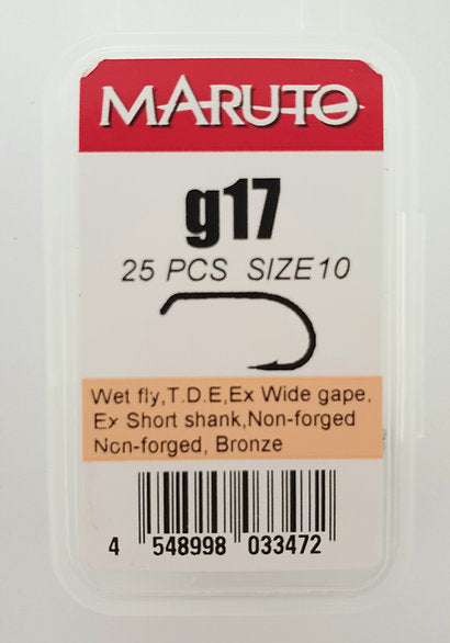 Fly Tying Hooks | Barbed Short Shank Sproat (Maruto) - Size 10