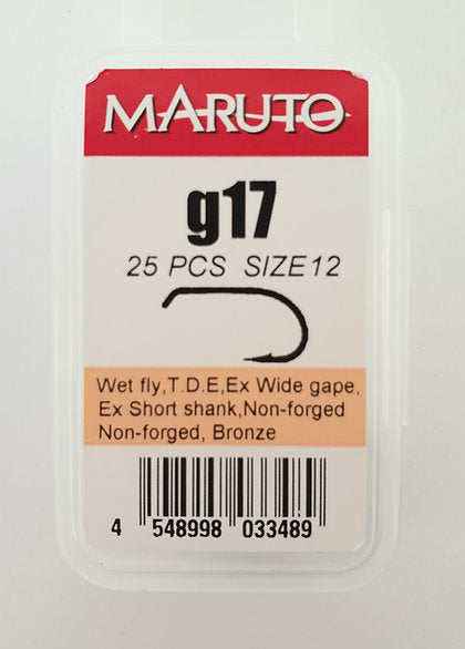 Fly Tying Hooks | Barbed Short Shank Sproat (Maruto) - Size 12