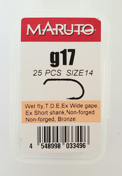 Fly Tying Hooks | Barbed Short Shank Sproat (Maruto) - Size 14