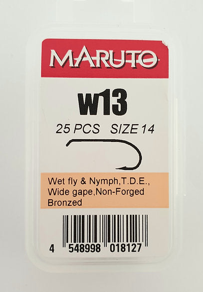 Fly Tying Hooks | Barbed Wet Nymph Sproat (Maruto) - Size 14
