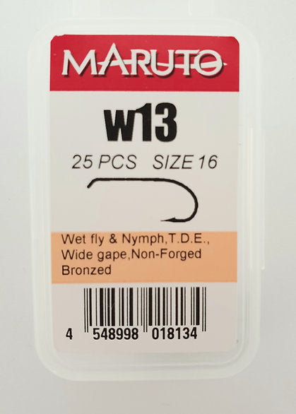 Fly Tying Hooks | Barbed Wet Nymph Sproat (Maruto) - Size 16