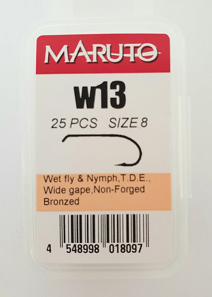 Fly Tying Hooks | Barbed Wet Nymph Sproat (Maruto) - Size 8