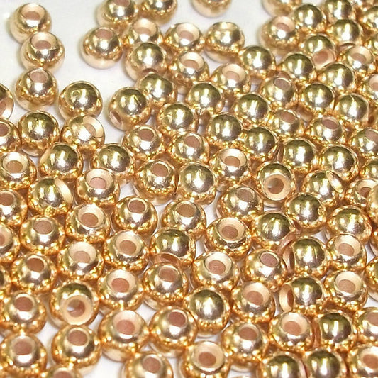 Fly tying Gold Beads - Turrall (Brass) Micro 1.5mm Beads