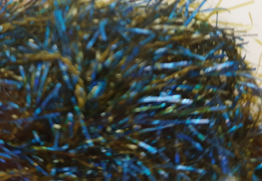 Fly Tying Materials (UK) | Funky Fly Tying Blue Flash Damsel 10mm Straggle Fritz