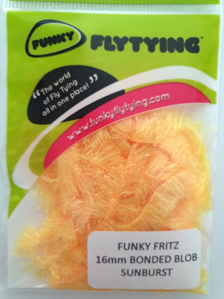 Funky Fly Tying Fritz 16mm Bonded Blob - Sunburst