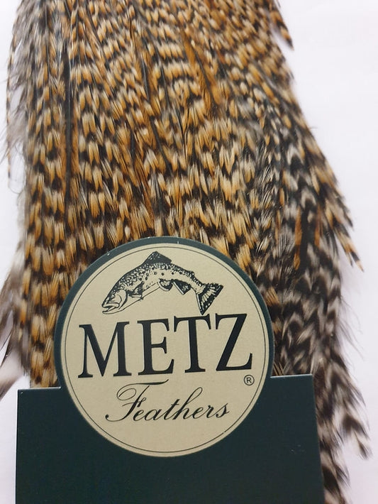 Metz Fly Tying Half Cock Cape - Cree