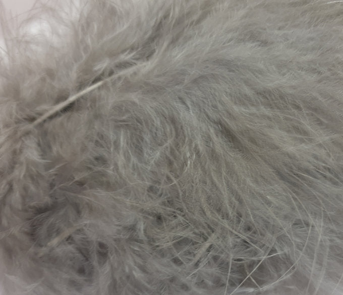 Nature's Spirit Fly Tying Prime Marabou Feathers (long) -Muskrat Grey