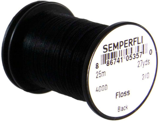 Semperfli Fly Tying Floss | Black
