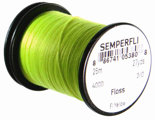 Semperfli Fly Tying Floss | Fluorescent Yellow