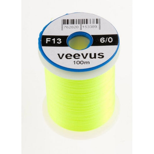 Veevus Fluoro Yellow Chartreuse (F13) 6/0 Fly Tying Thread