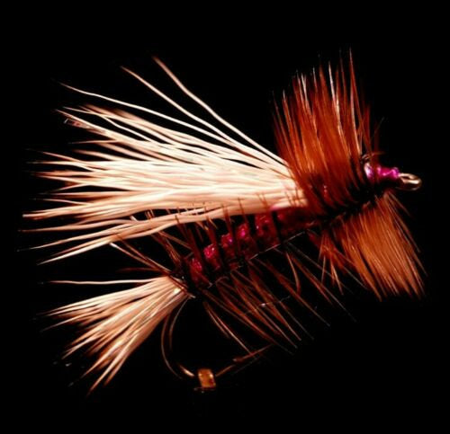 12 x Mixed dry fly trout flies | premium materials | Whiting & Metz hackle etc