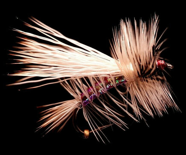 12 x Mixed dry fly trout flies | premium materials | Whiting & Metz hackle etc