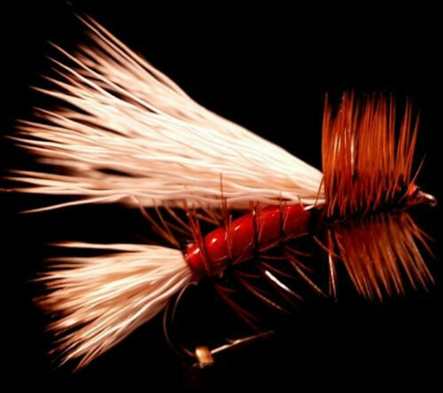 12 x Mixed dry fly trout flies | premium materials | Whiting & Metz hackle etc