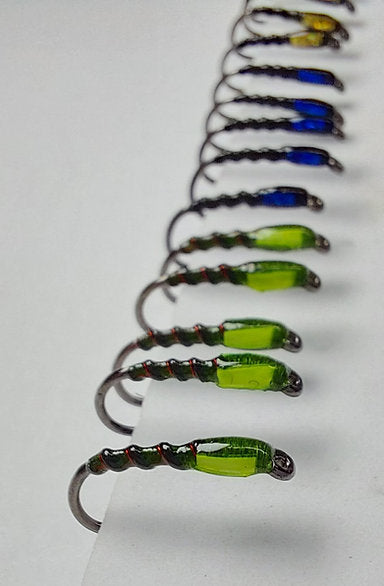 30 x mixed buzzer variants - trout flies