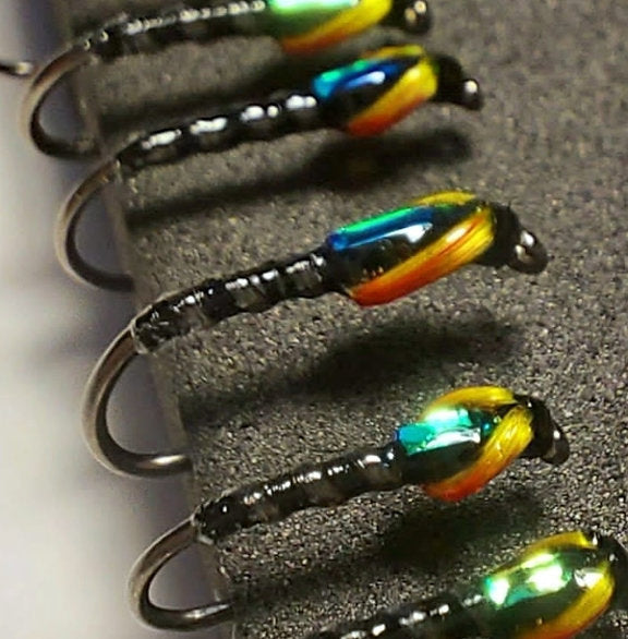 8x Grey Boy / FlexiFloss Buzzer - trout fly