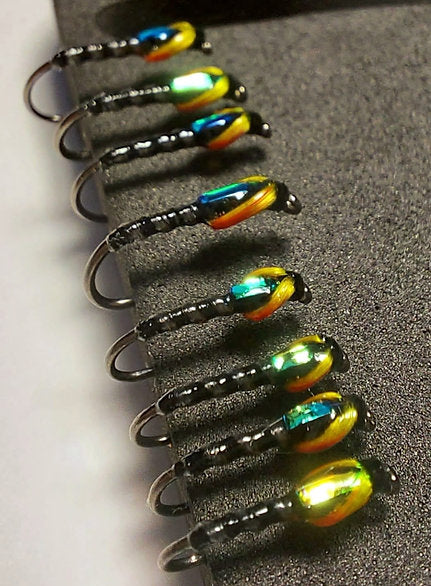 8x Grey Boy / FlexiFloss Buzzer - trout fly