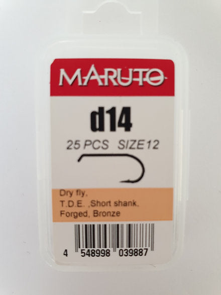 Fly Tying Hooks | Barbed Extra Fine Dry Fly (Maruto) - Size 12