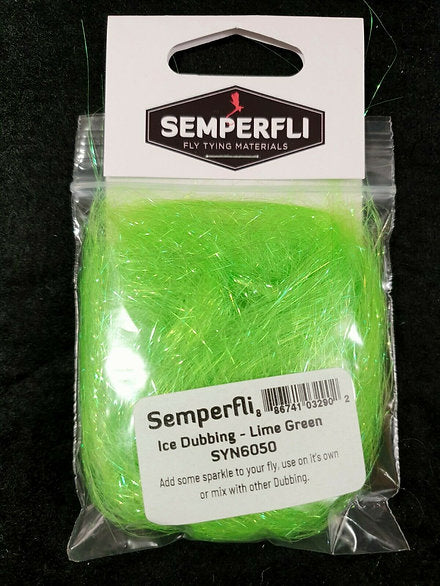 Fly Tying Semperfli Ice Dubbing - Lime Green