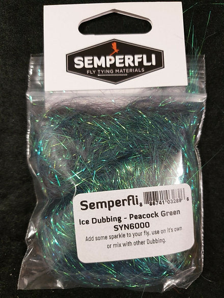 Fly Tying Semperfli Ice Dubbing - Peacock Green