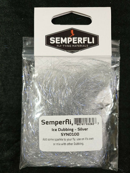 Fly Tying Semperfli Ice Dubbing - Silver