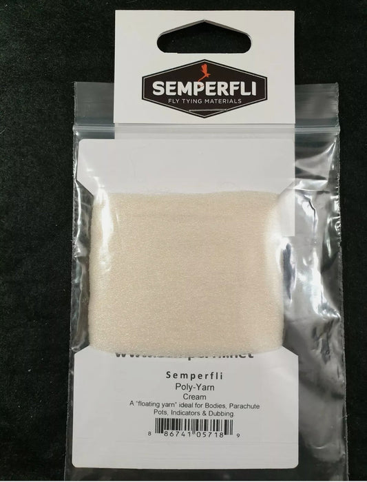 Fly Tying Materials (UK) | Semperfli Poly-Yarn - Cream