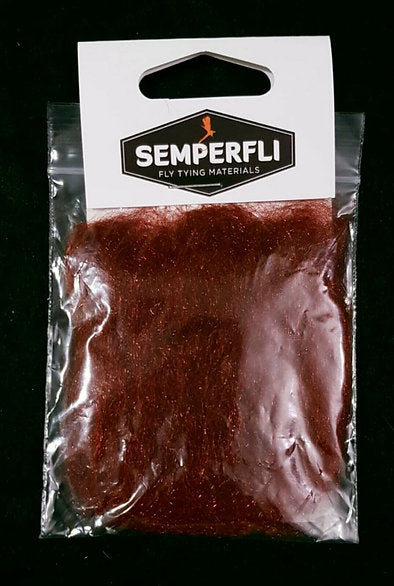 Fly Tying Semperfli Sparkle Dubbing - Dark Brown