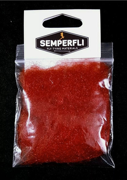 Fly Tying Semperfli Sparkle Dubbing - Fiery Brown