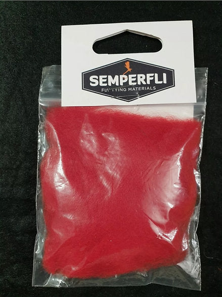 Fly Tying Semperfli Superfine Dubbing - Red/Scarlet