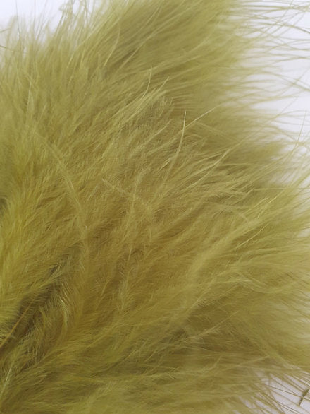 Fly tying Turrall Marabou (turkey) plumes - medium olive