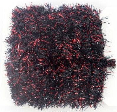 Fly Tying Materials (UK) | Funky Fly Tying Bonded Blob Dennis the Menace Fritz - Black and Red