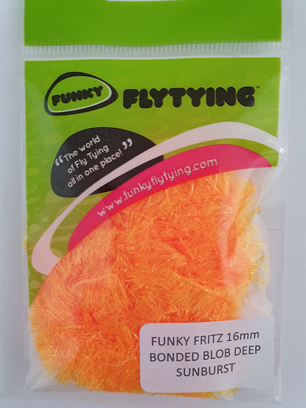 Fly Tying Materials (UK) | Funky Fly Tying Fritz 16mm Bonded Blob - Deep Sunburst