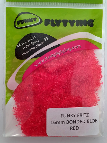 Funky Fly Tying Fritz 16mm Bonded Blob - Red