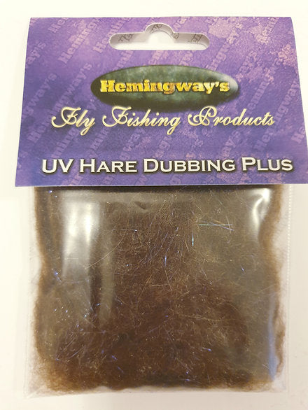 Hemingway's Fly Tying Hare’s Ear Dubbing - Brown