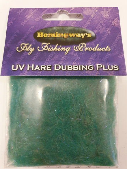 Hemingway's Fly Tying Hare’s Ear Dubbing - Insect Green