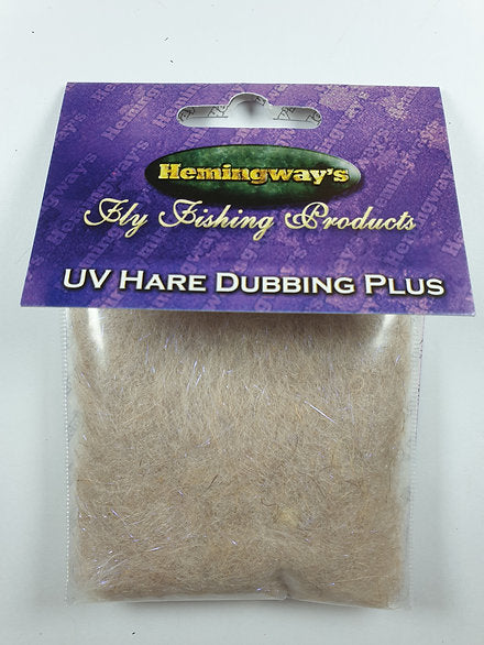 Hemingway's Fly Tying Hare’s Ear Dubbing - Natural