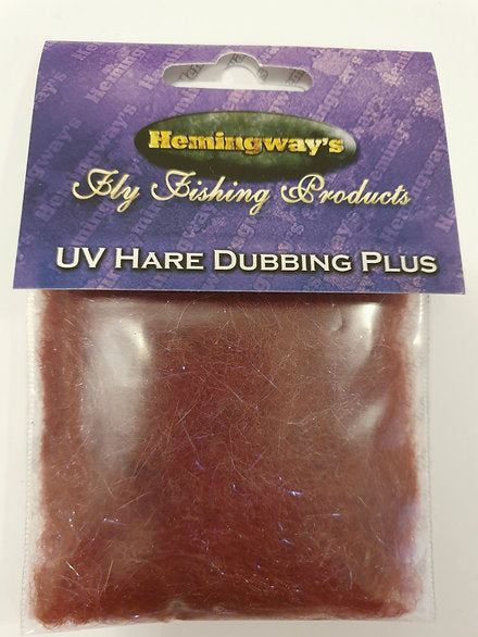 Hemingway's Fly Tying Hare’s Ear Dubbing - Red Brown