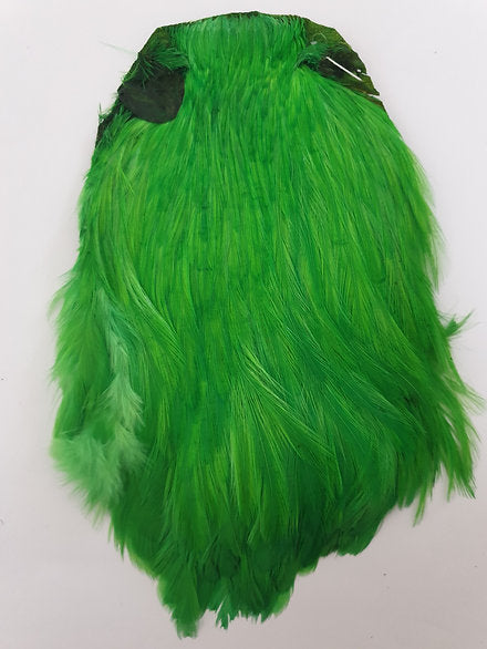 Indian Cock Neck/Cape | Turrall fly tying materials - Green highlander