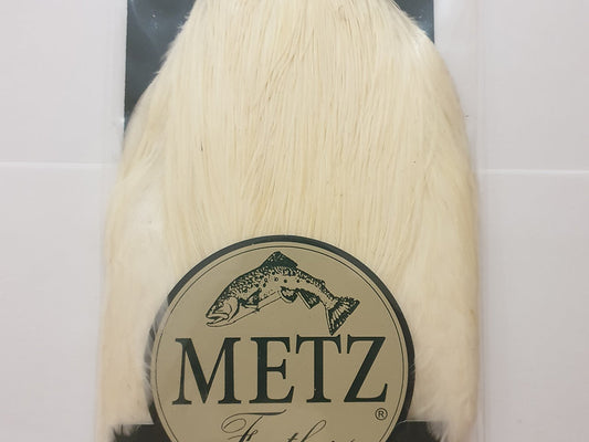 Metz Fly Tying Cock Cape | Grade 3 | Cream