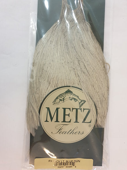 Metz Fly Tying Cock Cape | Grade 3 | Light Blue Dun