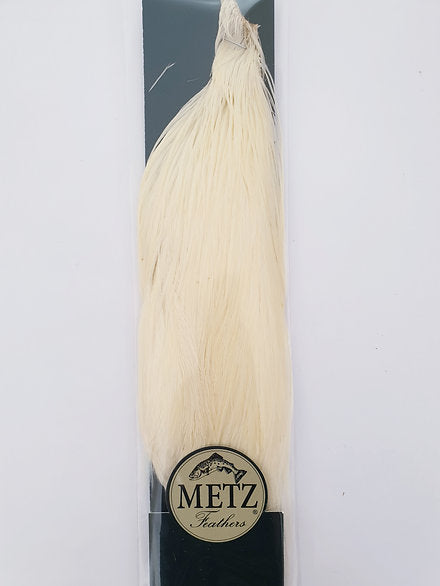 Metz Fly Tying Half Cock Cape - Cream