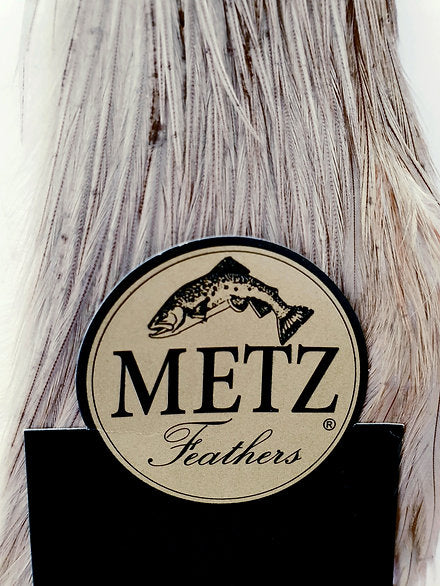 Metz Fly Tying Half Cock Cape - Light Blue Dun