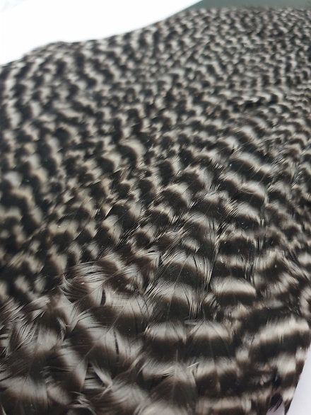 Metz Hen Cape | Grade 1 Genetic Hen Hackle - Grizzly