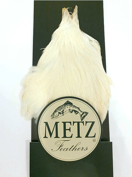 Metz Hen Cape | Grade 1 Genetic Hen Hackle - Cream