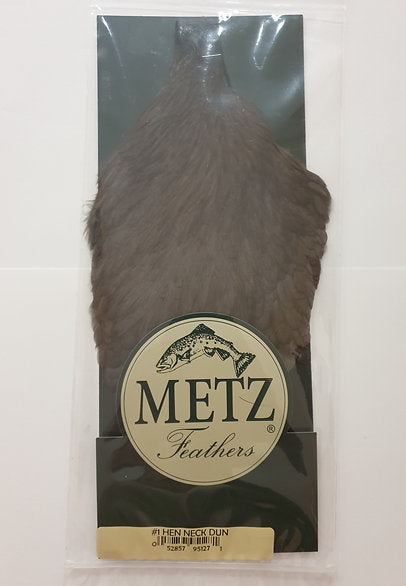 Metz Hen Cape | Grade 1 Genetic Hen Hackle - Dun