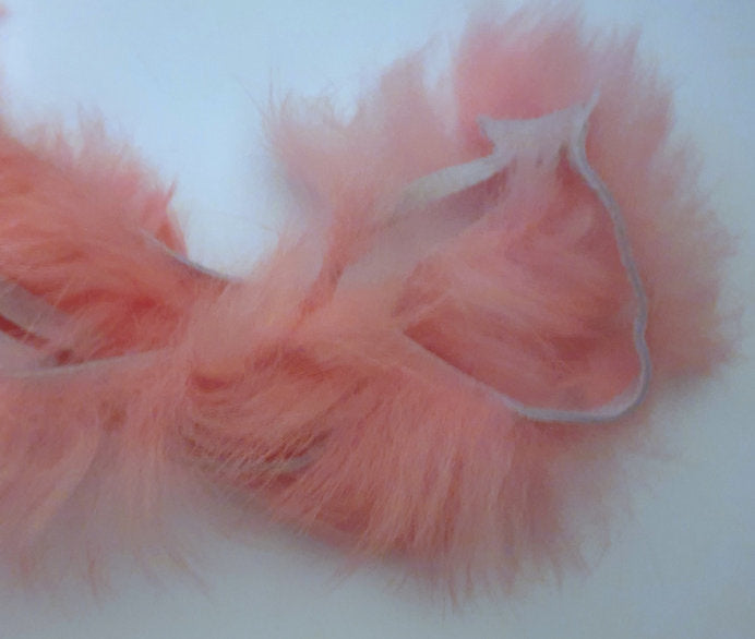 Nature’s Spirit Fly Tying Cross Cut Rabbit Zonkers - Salmon Pink