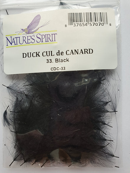 Nature's Spirit Fly Tying Duck CDC - Black